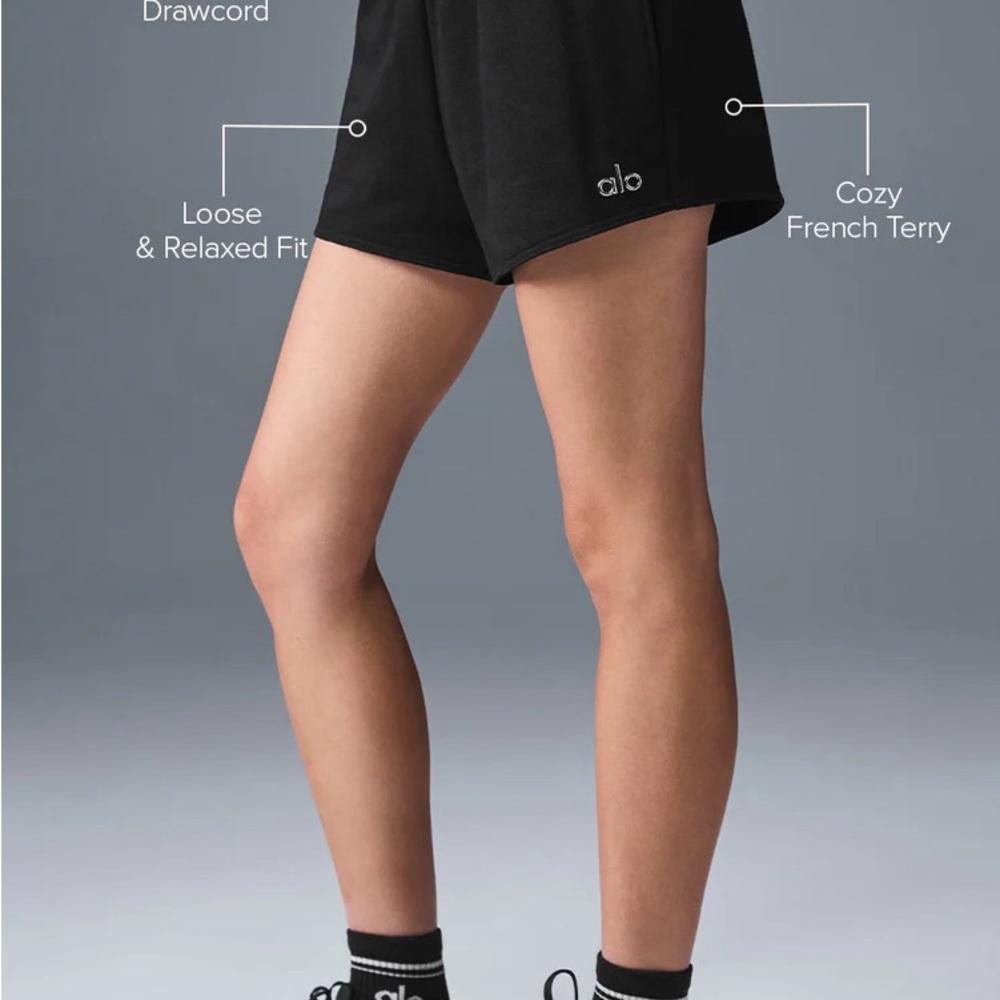 ALO Yoga Women's Black Alocade Shorts